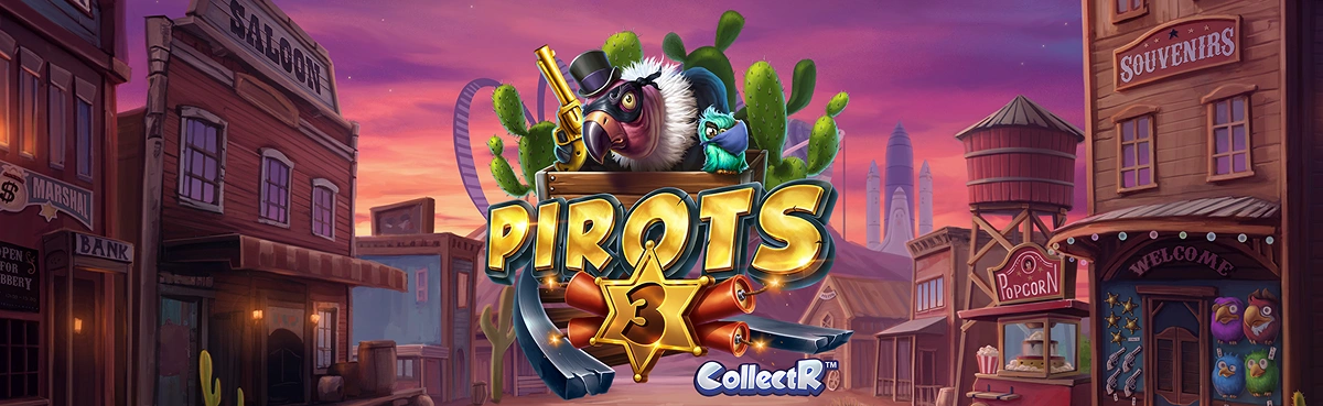 Pirots 3 Slot Brede banner.