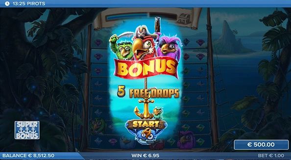 Pirots Bonus Modus Afbeelding.