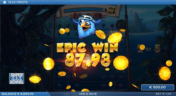 Pirots Epic Win Afbeelding.