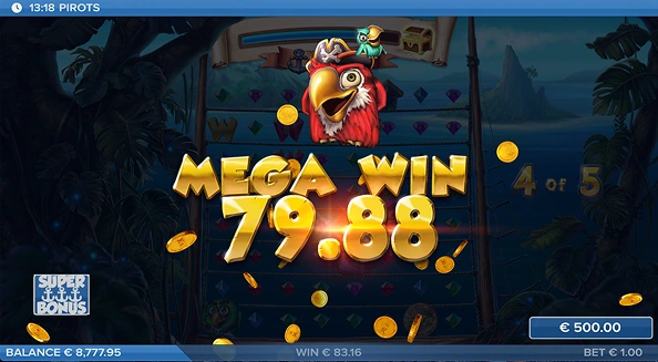 Pirots Mega Win Afbeelding.