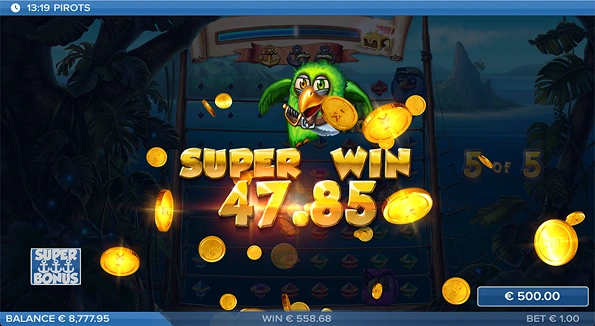 Pirots Super Win Afbeelding.