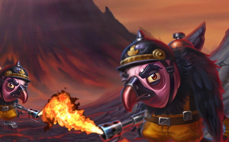 Pirots 4 Inferno Fire Minions.